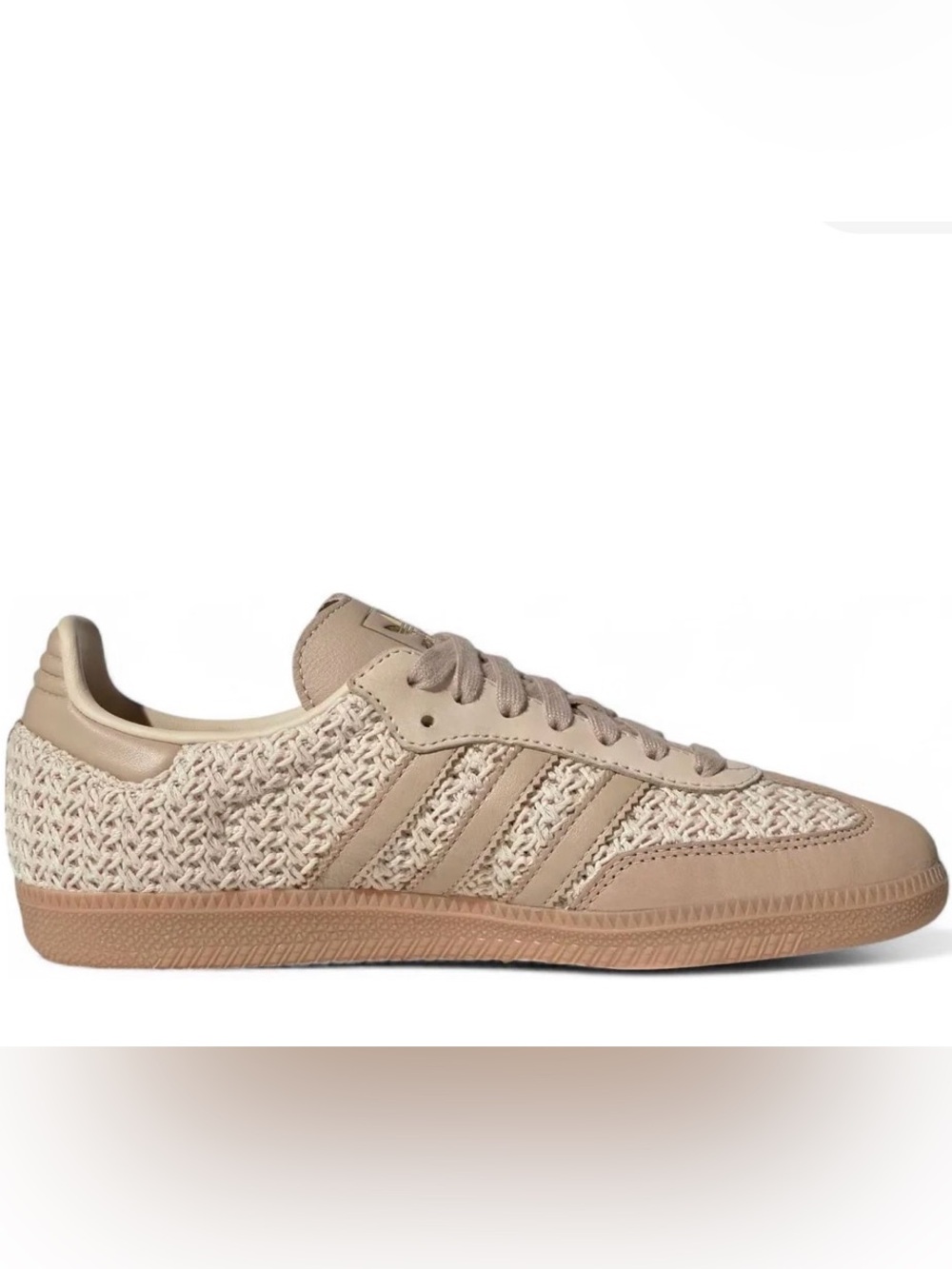 Adidas Samba Of women Gum Sole Sneaker - Tan/Beige - Picture 2 of 7